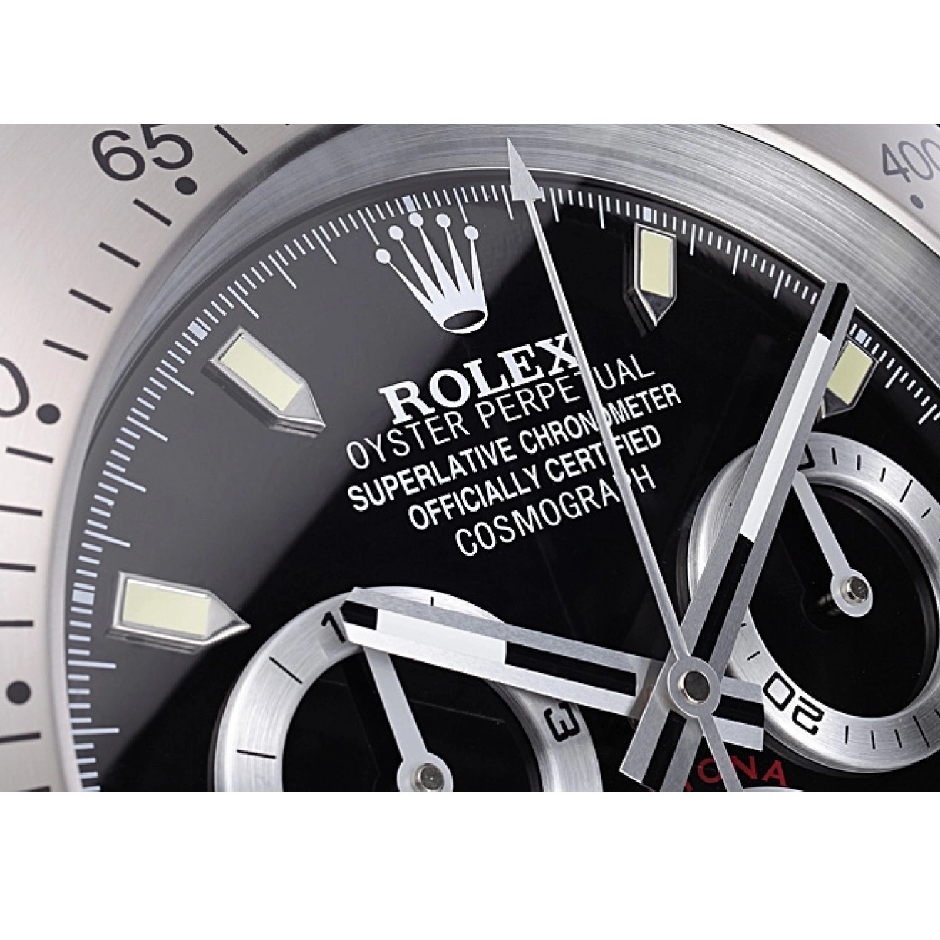 Aaa replica watch Cosmograph Rolex Clock Daytona Wall 621909 Silver-Black 0626